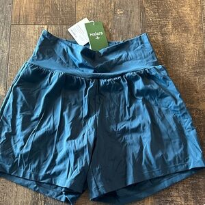 HALARA Women's Teal High Waist Shorts
